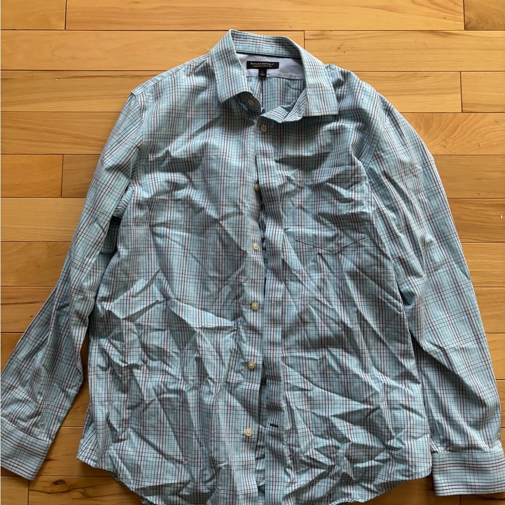 Men’s Banana Republic long sleeve button up size large